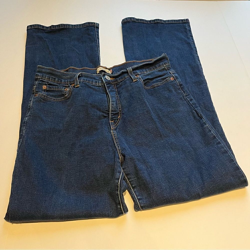 Levi's Women's 512 Blue Jeans Size 14M 5 Pockets Belt loops High waist